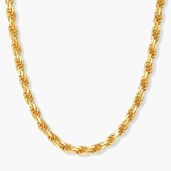 925 STERLING SILVER 5MM ROPE CHAIN AND BRACELET COMBO  AROUND 100 GRAMS